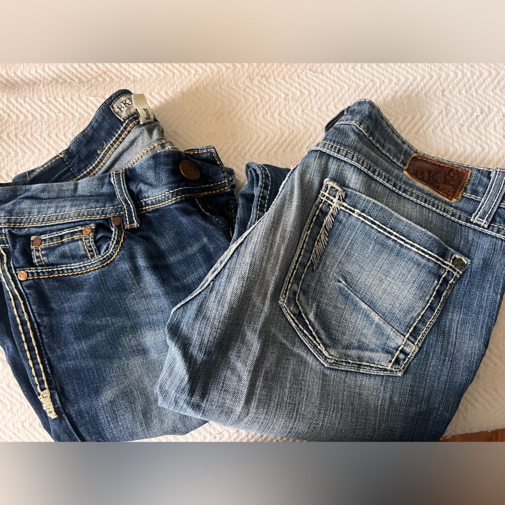 Bundle BKE Stella Boot Cut and Straight Jeans Size 29